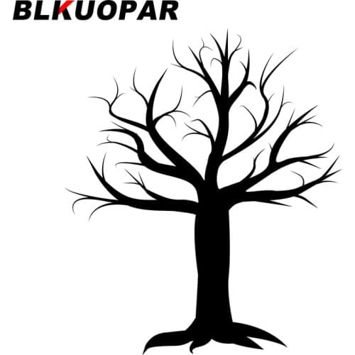 BLKUOPAR for Black And White Tree Vector Car Stickers Creative Scratch-Proof Decals Simple Bumper Windows Decor Car Goods