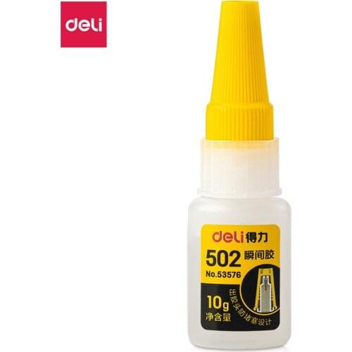 Deli 401 Instant Drying Plastic, Wood, Glass, Ceramic, Metal, Universal Strong Viscosity, High Quick Drying 10g 10ml