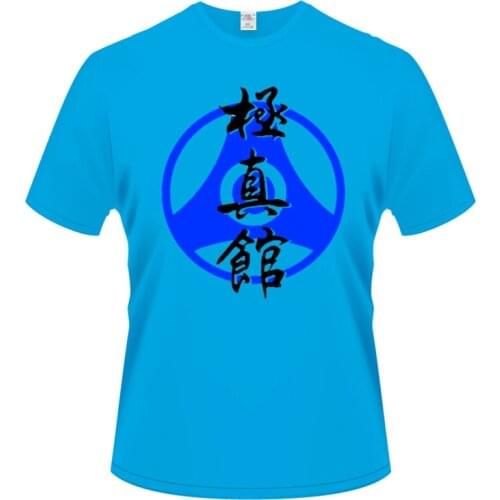 Cotton Tees Tops Kyokushinkan Karate Men Classical Comfortable Summer T-shirt Short Sleeve Fashion Fitness Basic Undershirt