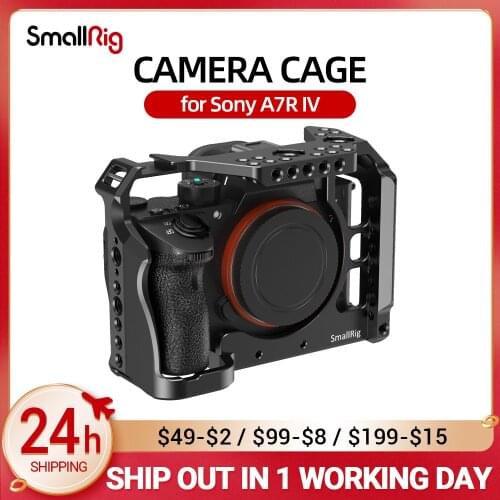 SmallRig a7r4 A7R IV Camer Cage for Sony A7R Mark IV Camera W/ 1/4 3/8 Thread Hole fr Top handle Microphone Flash Light DIY 2416