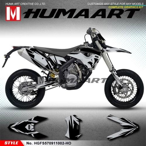 HUMAART Personalized Stickers Kit for Husaberg FE390 FE450 FE570 FX450 FE570S FE FS FX 390 450 570 2009 2010 2011 2012