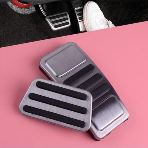DWCX Non-slip Sport Gas Accelerator Brake Pedal Pad Cover Car Fit for Ford Mustang 2015 2016 2017 2018 2019