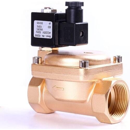 1-1/2 High Pressure 1.6Mpa 0927 Normally Closed Brass Solenoid Valve Pilot Solenoid Valve