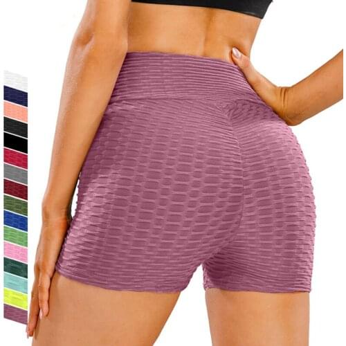 New Arrive Women Gym Jogging Yoga Shorts Leggings Breathable Sexy Yoga Short Sports Fitness Solid Color Thin Skinny Shorts