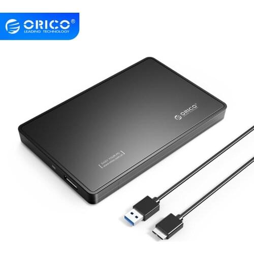 ORICO HDD Case 2.5 inch USB3.0 4TB HDD External Enclosure Case SATA Hard Disk Drive Box Tool-free for HDD SSD 9.5mm 7mm