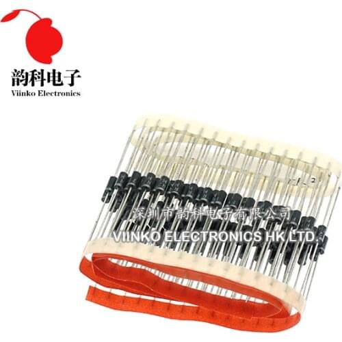 20PCS Rectifier Diode HER108 HER208 HER307 HER308 HER508 SF16 SF56 SF54 FR307 FR607 DO-27
