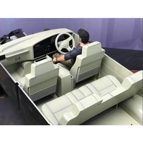 1:10 Rc Car Land Cruiser LC80 Pajero Body Car Shell Cab Interior With Linkage Steering Wheel & Drive Seat Sets For SCX10 TRX-4