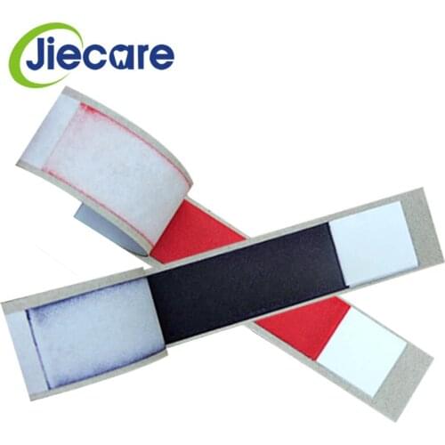 2 Boxes/400 Sheets Dental Lab Materials Dental Articulating Paper Strips Dental Orthodontic Occlusion Hydrophilic Paper Red+Blue