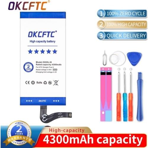 Battery G020J-B 4300mAh For Google Pixel 4 XL Pixel4 X Pixel 4XL Pixel4 XL Bateria