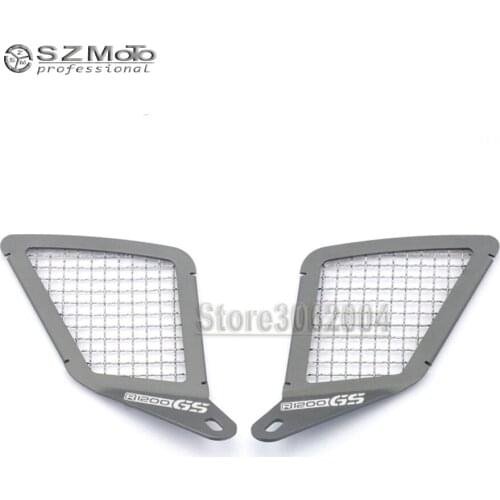 For BMW R1200GS LC R1200 GS 2013-2017 Motorcycle Accessories Aluminum & Stainless Steel Air Intake Grill Guard Cover Protector