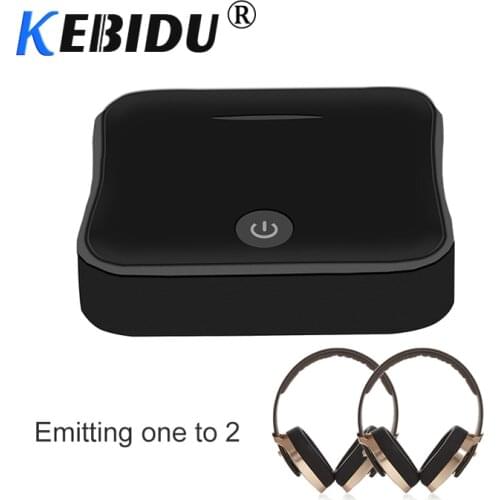 New 2 in 1 Bluetooth 5.0 Stereo Audio Transmitter Receiver Aptx HD Adapter Optical Toslink 3.5mm AUX SPDIF for TV Headphones