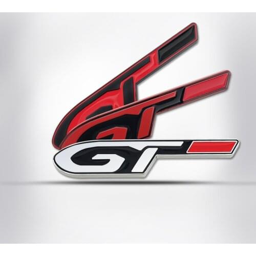 Car Tuning Atuo Emblem Sticker GT Line Letters LOGO Decals For Peugeot 206 308 GT RCZ 308 508 3008 5008 Fashion Car Door Sticker