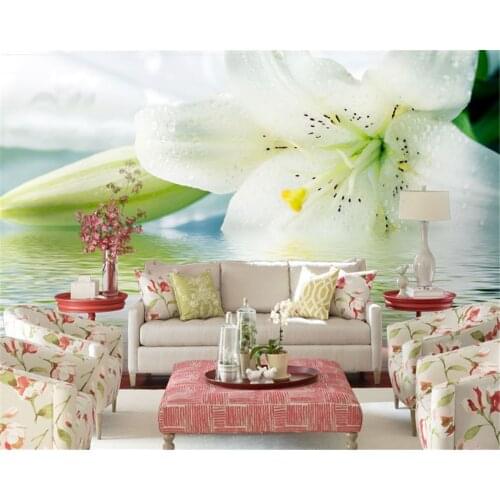 Beibehang Custom wallpaper mural photos fashion floral TV background bedroom mural house decoration background wall 3d wallpaper