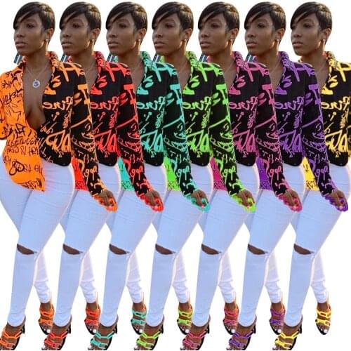 CM.YAYA Women's Short Shirts