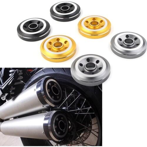 CNC Motorcycle Exhaust Tip Tail Cover Muffler End Cap Protector For BMW R Nine T NineT R9T 2014 2015 2016 2017 2018 2019 2020