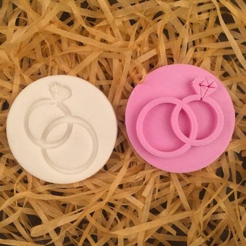 Ring Perfect The wedding PLA Plastic Embosser Stamp Cookie Cutter Cake Mold Cake Tools Deluxe Stamp 3D Mold custom