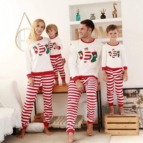 2020 Christmas Pajamas Set Family Look Matching Outfits Mother Dad Amd Me Pyjamas Adult Kids Baby Girl Xmas Sleepwear Nightwear