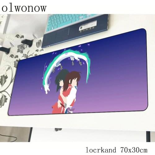 Spirited Away pad mouse cheapest computer gamer mouse pad 70x30cm padmouse large mousepad ergonomic gadget office desk mats