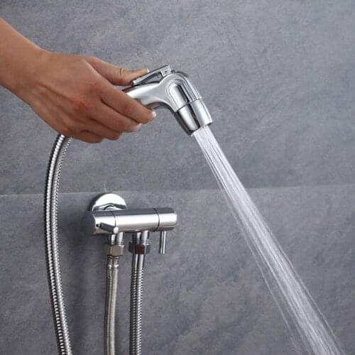 ABS+Stainless Steel Bidet toilet sprayer Set Accessories Hand Held Sprayer Head Toilet Bathroom Shower regadera para ducha
