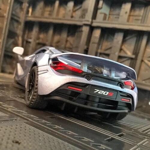 New 1:32 scale diecast toy cars McLaren 720S Alloy simulation model metal vehicles for childrens birthday gifts boy collection
