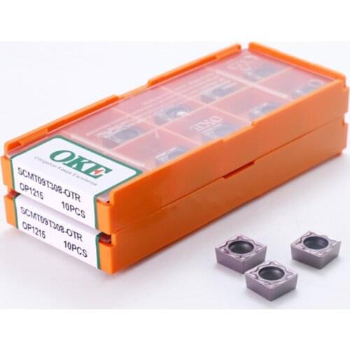 OKE SCMT09T304-OTR OP1215/SCMT09T308-OTR OP1215/SCMT09T304-OTM OC2025/SCMT09T308-OTM OC2025 CNC carbide inserts 10PCS/BOX