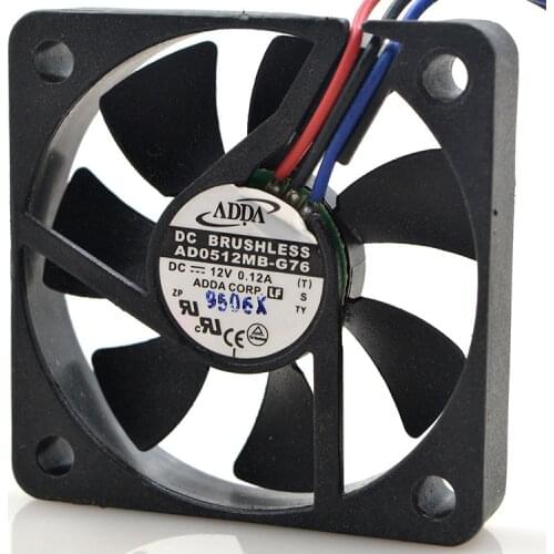 Original FOR adda ad0512mb-g76g7012v0.12a5cm5010 cooling fan