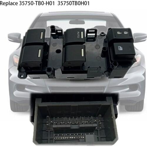 Electric Power Master Control Window Switch 35750-TB0-H01 For Honda Accord 2008-2012 Lifter Master 35750TB0H01 window parts
