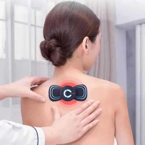 Top EMS Massage Sticker Neck Massager Shoulder Electrical Shiatsu Back Neck Body Massage Home Relaxation Massager Fitness Tools
