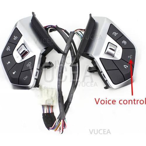 For Wey VV5 VV6 VV7 Steering wheel control switch button Cruise constant speed Voice control Radar button Bluetooth phone