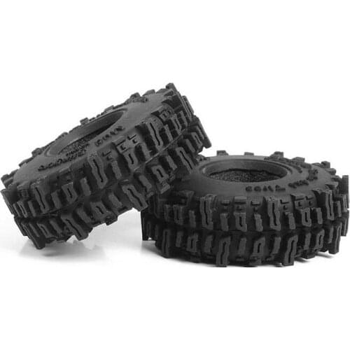 1/18 Scale RC Crawler Truck Mud Slinger 1.0" Scale Tires 61mm for 1.0" Competition Beadlock Wheels (Z-W0278)