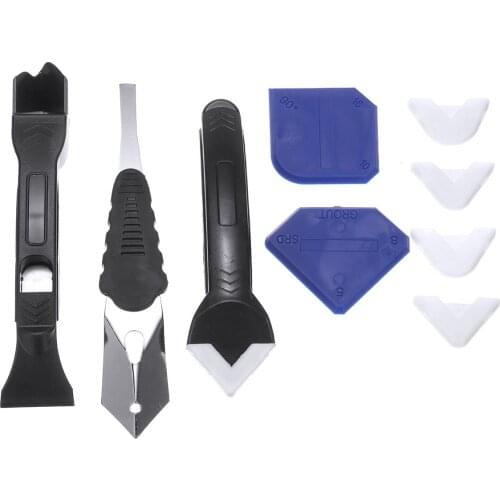 5pcs Silicone Sealant Removal Scraper Caulking Tool 28mm Finishing Caulking Hand Tool Reusable Tiler Painting Floor Finishing