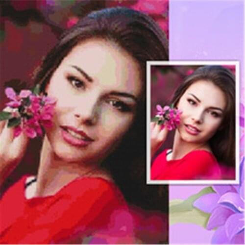 5D Diamond Painting Photos Custom Full Square Diamond Mosaic Picture Of Rhinestones Round Diamond Embroidery Sale