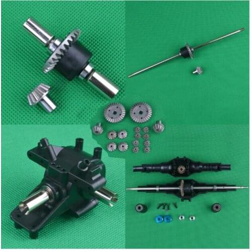 Wltoys 12428 12423 12628 1/12 RC Car Spare Partupgrade metal Front Differential Gear/Wave box 12428-0091/0133
