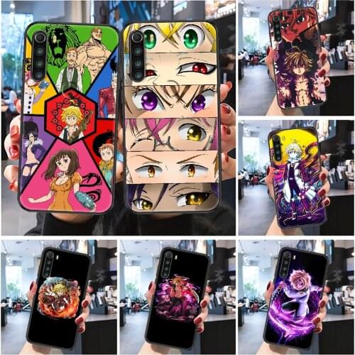The Seven Deadly Sins Anime Phone case For Xiaomi Redmi Note 7 7A 8 8T 9 9A 9S 10 K30 Pro Ultra Frosted black soft waterproof