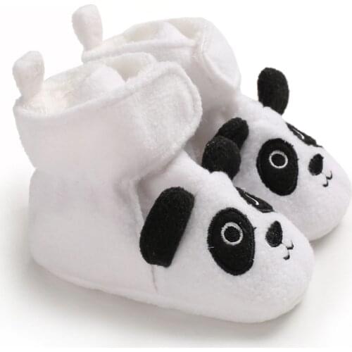 Baby Cartoon Animal Footwear Winter Boots Newborn Cute Little Panda Shoes Girls Boys Super Keep Warm Snowfield Booties Presents