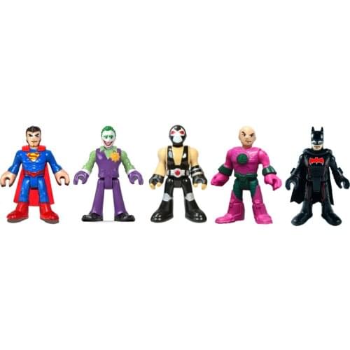 DC Imaginext Super-Man Luther Bane Joker Bat-Man Loose Action Figure
