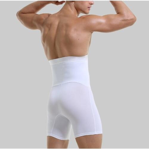 EVES Mens Body Shaper Compression Shorts Waist Trainer Control Slimming Shapewear Modeling Girdle Anti Chafing Boxer Underwear