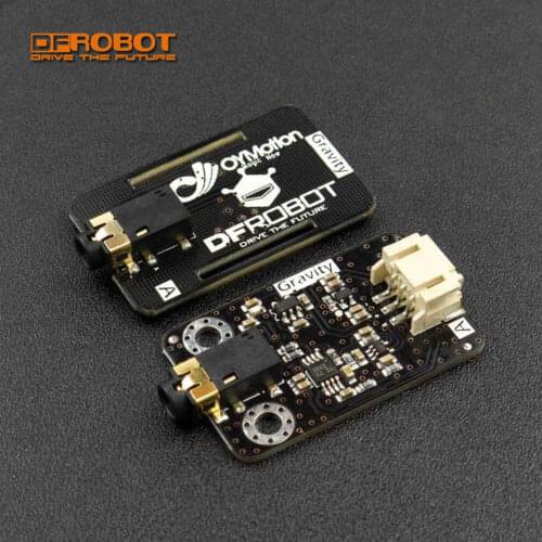 DFRobot Gravity Analog EMG muscle myoelectricity electromyogram skin wearable Sensor by OYMotion for human-computer interac