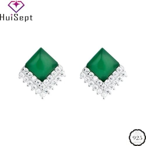 Серьги с камнями HuiSept China At AliExpress