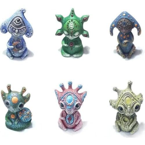 Kawaii Elf Statue Handmake Creatures From A Fantasy World Resin Elf Ornament Outdoor Garden Figurine Home Decor Gift