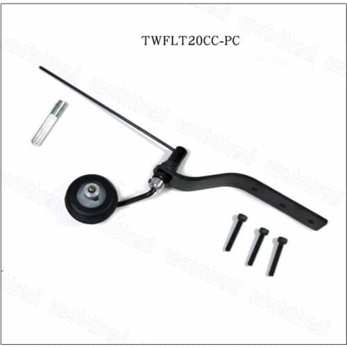 Carbon Fiber Tail Wheel Set For 20cc Gas RC Airplane