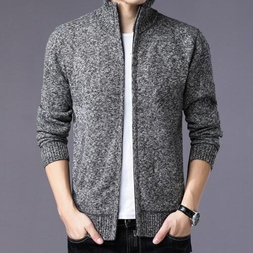 Hot New Arrival Autumn Men Sweater Jacket Coat Fashion Quality Zipper chompas para hombre Sweater Male Cardigan Masculino