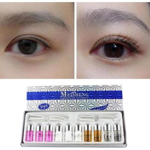 1 Set Eyelash Lifting Kits Eyelash Curling Tools Styling Home Brow Lamination Use Beauty Perming Salon Setting G0F7