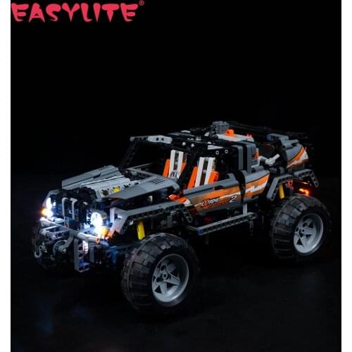 LED Light Set For 8297 Off-Roader Motorized 4WD DIY Toys Blocks Bricks Only Lighting Kit Not Include Model
