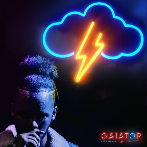 GAIATOP LED Neon Light Wall Lamp Room Decor Fashion Night Light Neon Sign for Room Bar Restaurant Party DIY Customize