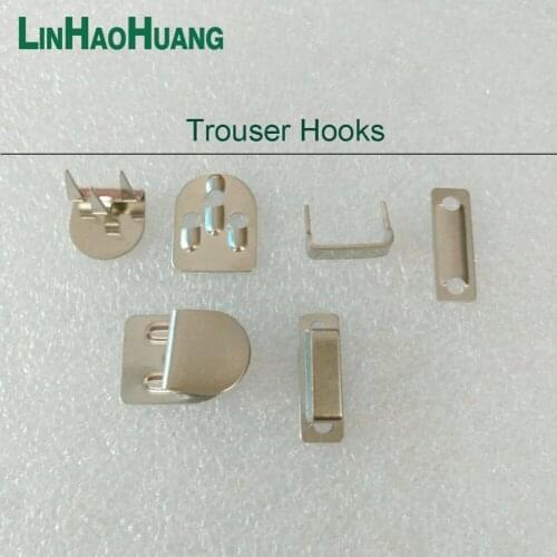 50sets/lot Wholesale 4-part trousers hooks metal brass buttons nickle/black nickle color free shipping 2015062302