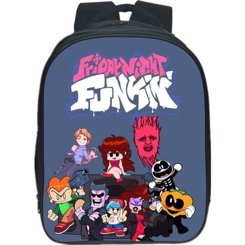 Friday Night Funkin Backpack Children Bag Music Rhythm Game Teen School Bags Boy Girl Bookbag Students Casual Rucksack Mochila