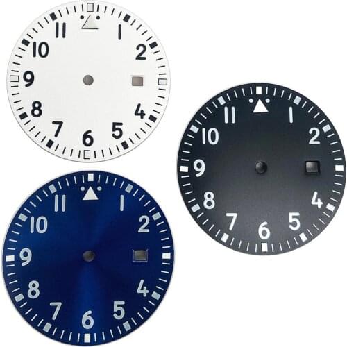 Durable 1.31" Watch Dial Replacement Accessories Glows in Dark for Miyota 8200 2813 2424 Automatic Mechanical Movement