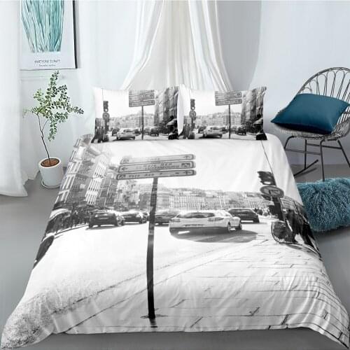 Vintage Bedding Set Double Fashionable Classic Lifelike 3D Duvet Cover Queen King Twin Full Single Unique Design Bed Set