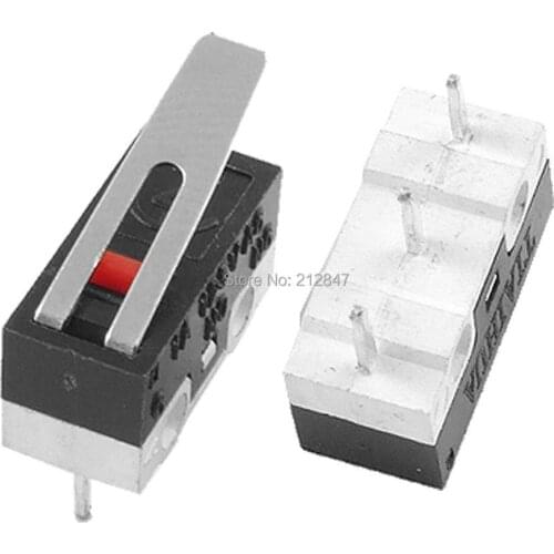 20 Pcs 1NO 1NC SPDT Momentary Hinge Lever Arm Miniature Micro Switches AC 125V 1A